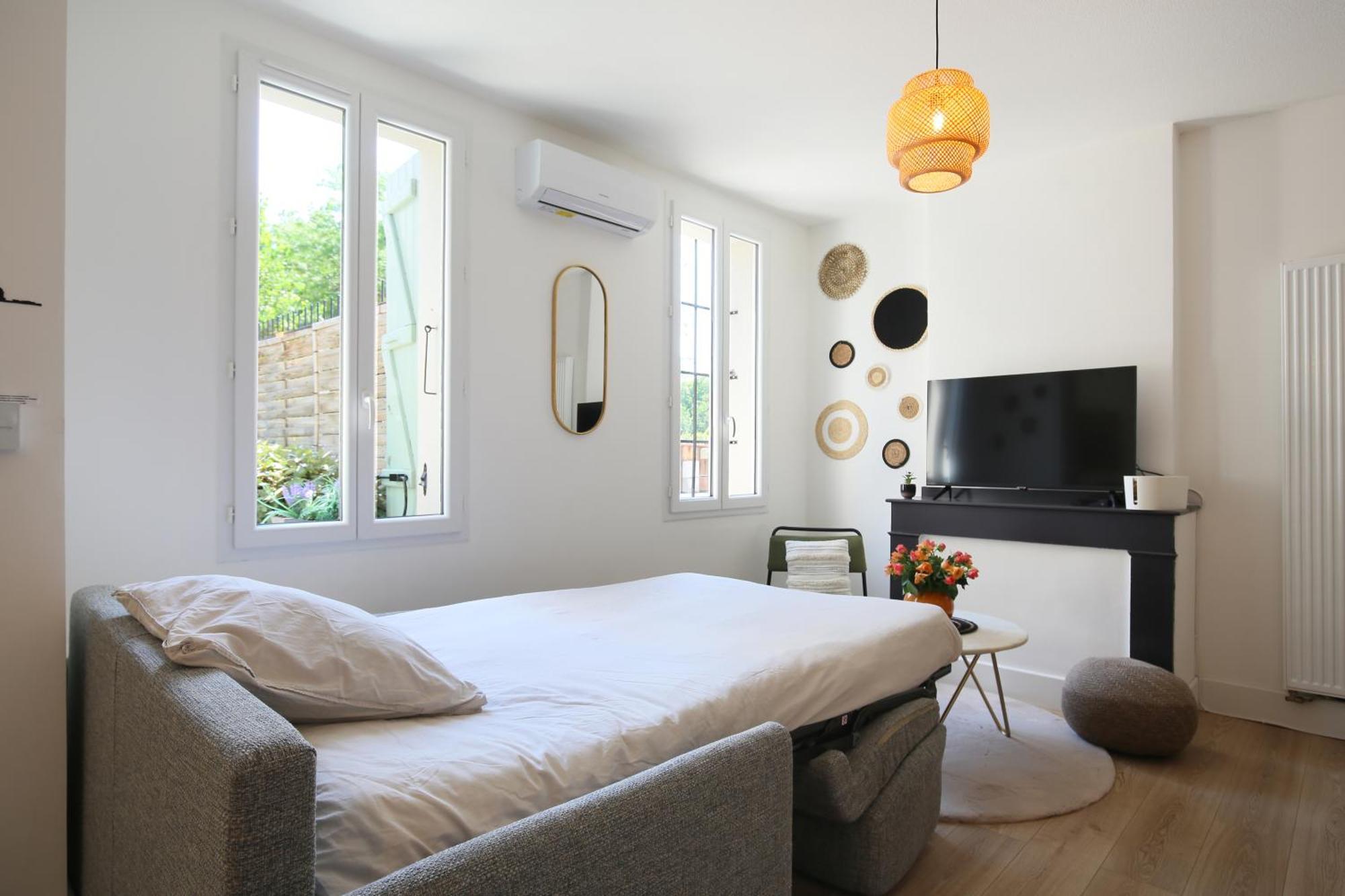 L'ethnique 7p - Climatisation - Jardin - Parking - Salle De Sport Apartamento *