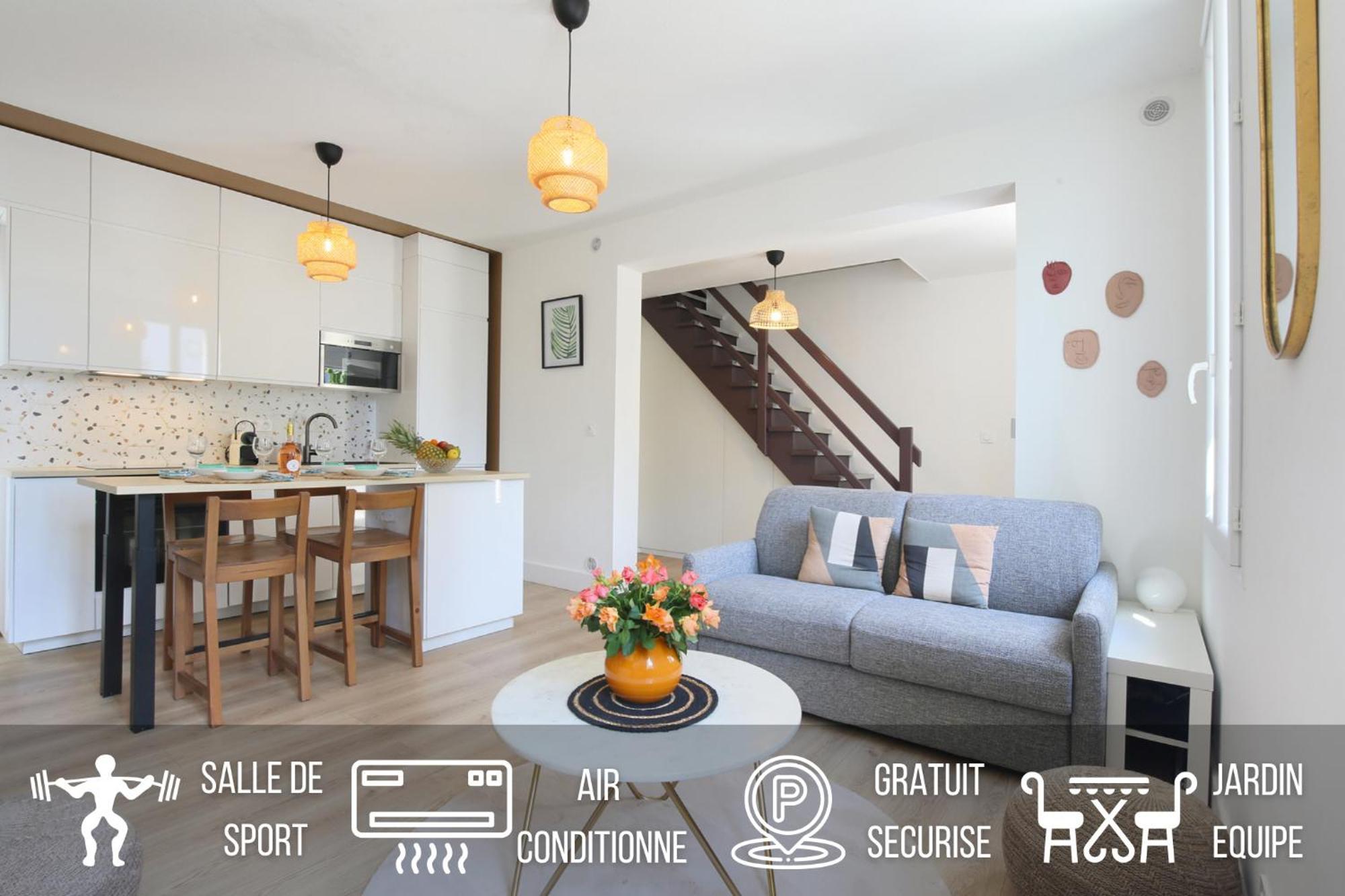 Apartamento L'ethnique 7p - Climatisation - Jardin - Parking - Salle De Sport Toulouse
